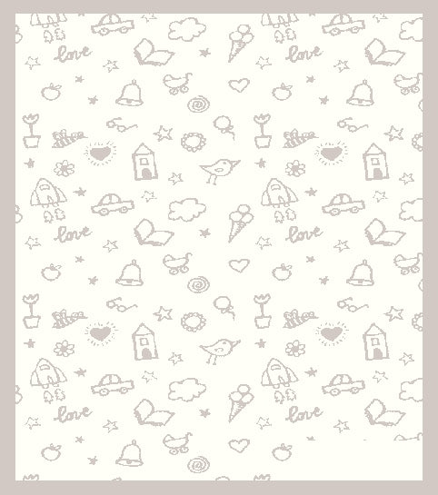 customized merino blanket drawing love