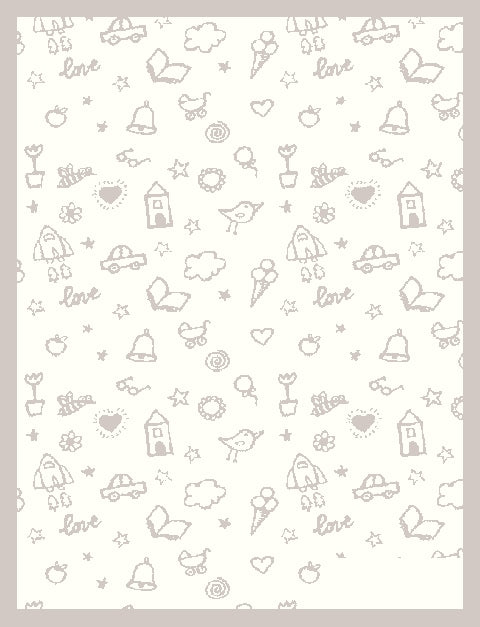 customized merino blanket drawing love