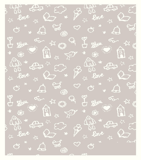 customized merino blanket drawing love