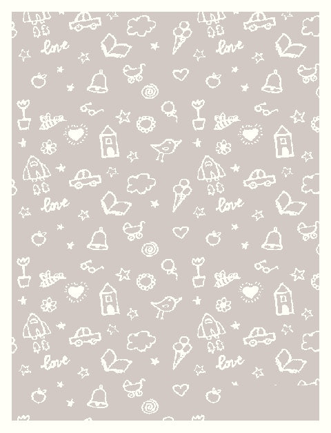 customized merino blanket drawing love
