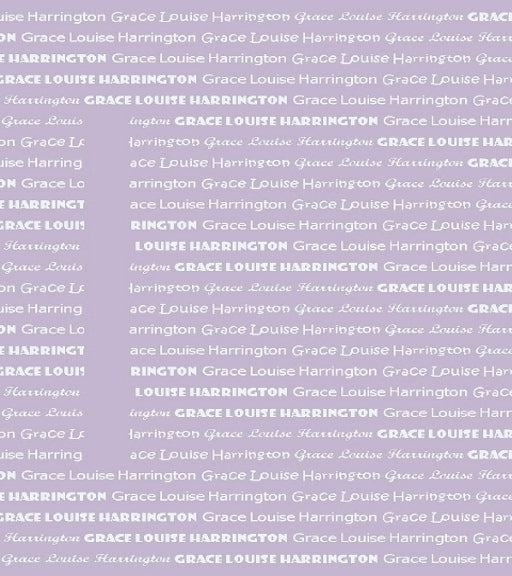 Customized Cotton Blanket-all over name