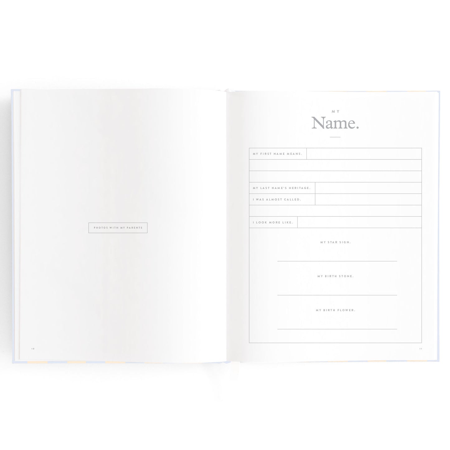 Baby Book Cloud Stripe