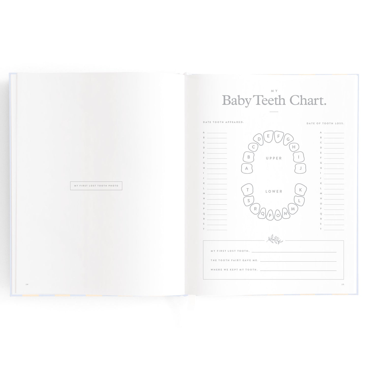 Baby Book Cloud Stripe