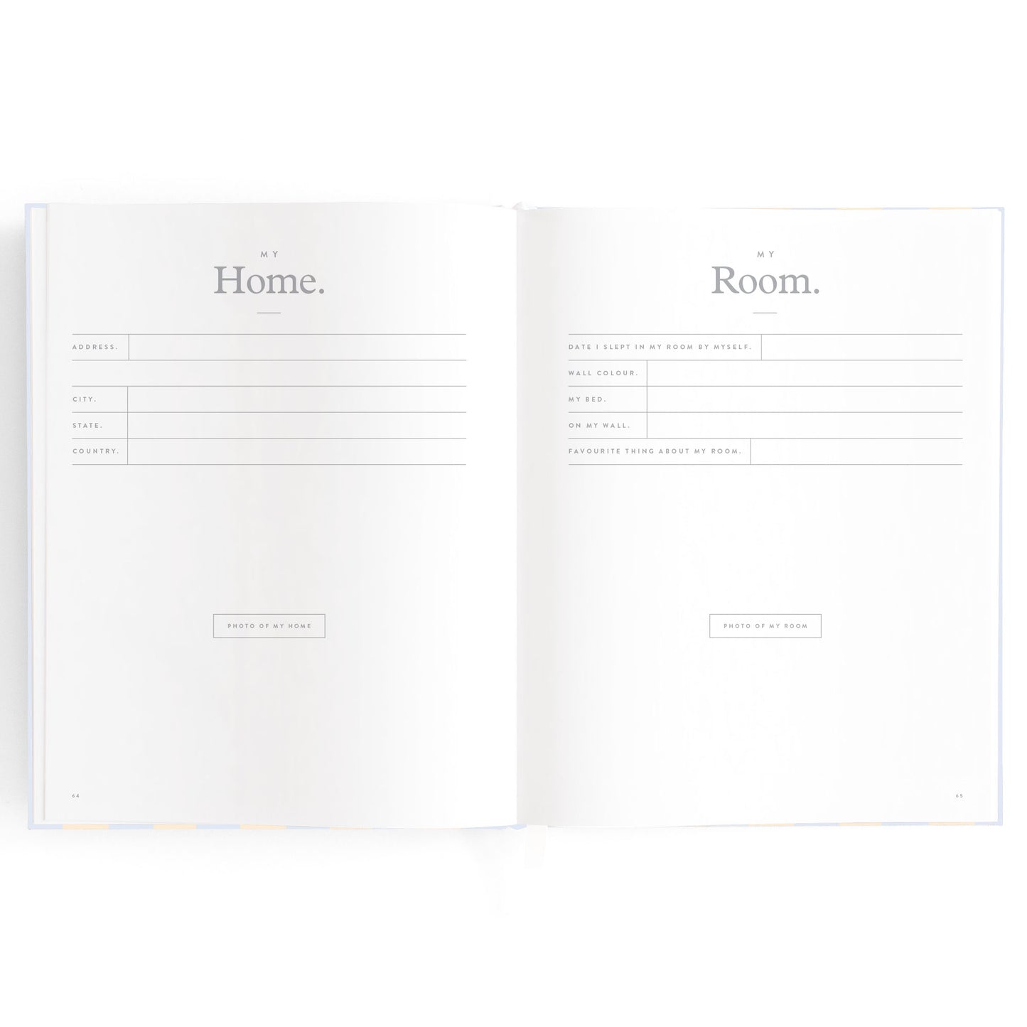 Baby Book Cloud Stripe
