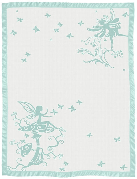 Customized Cotton Blanket (with Satin option) - Butterfly Fairy