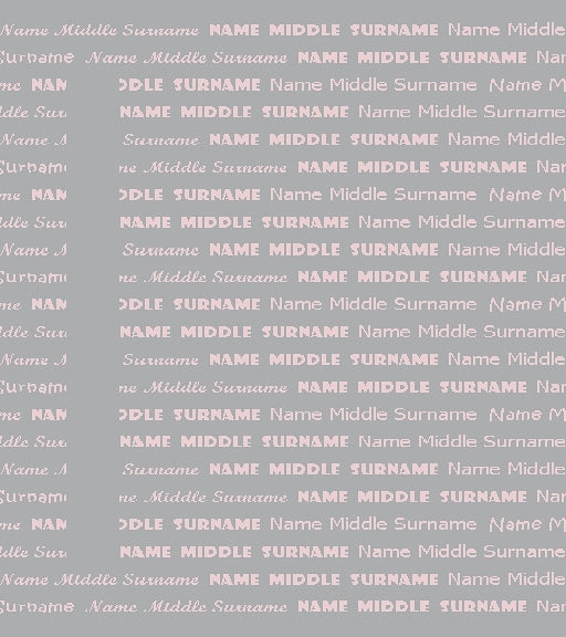 Customized Cotton Blanket-all over name