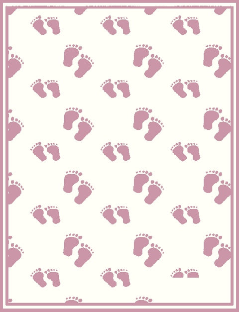 PERSONALIZED MERINO BLANKET STEPS PATTERN.