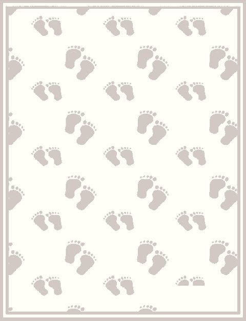 PERSONALIZED MERINO BLANKET STEPS PATTERN.