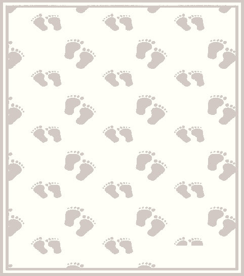 PERSONALIZED MERINO BLANKET STEPS PATTERN.