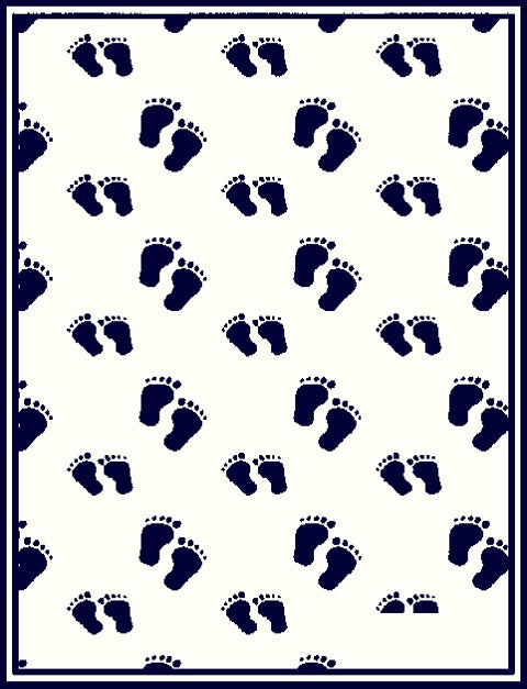 PERSONALIZED MERINO BLANKET STEPS PATTERN.
