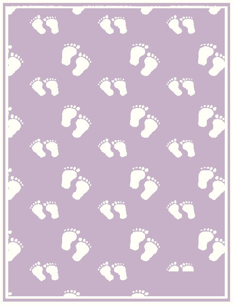 PERSONALIZED MERINO BLANKET STEPS PATTERN.