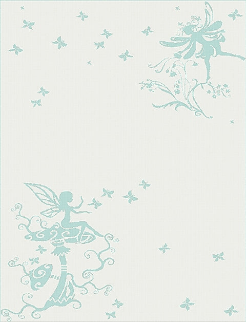 Customized Cotton Blanket (with Satin option) - Butterfly Fairy