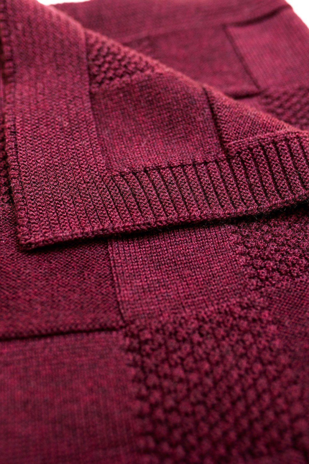 merino wool blanket textured pattern cot burgundy