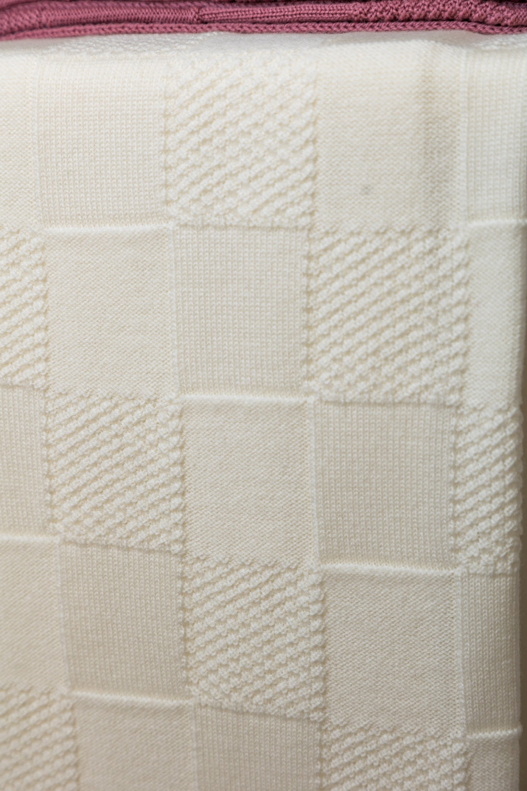 merino wool blanket textured pattern cot natural