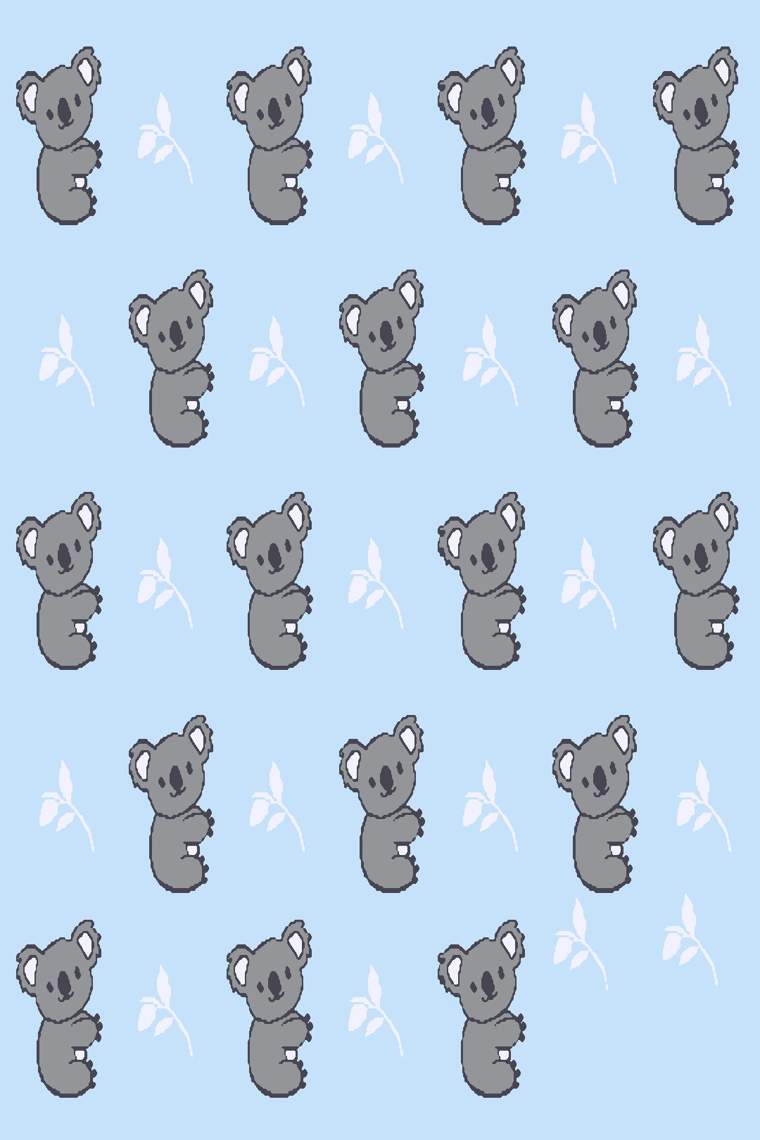 personalized cotton baby blanket koala design cot blue simulation