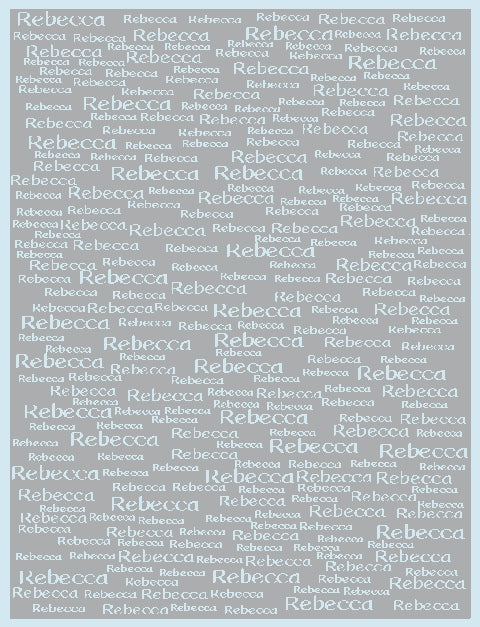 Personalized Merino blanket - Names