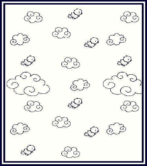 Personalized Merino blanket - Over the Clouds