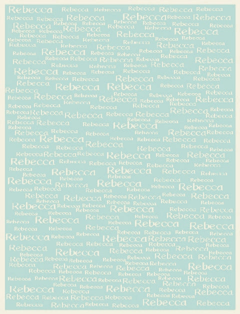 Personalized Merino blanket - Names