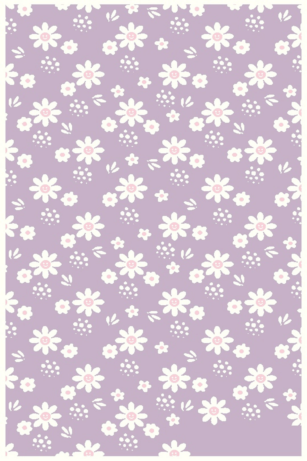 personalized merino wool blanket daisy flower cot lilac simulation