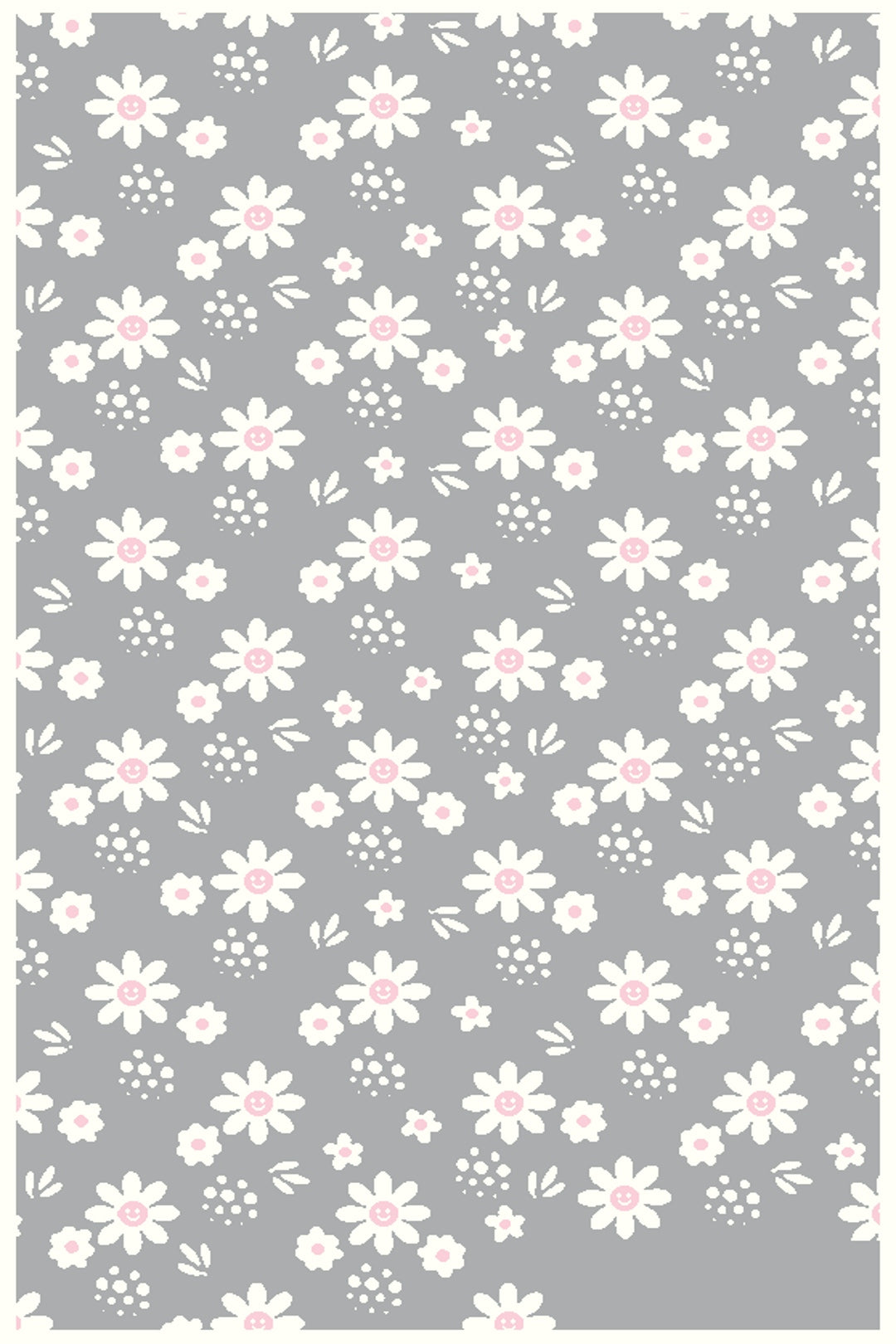 personalized merino wool blanket daisy flower cot pewter simulation