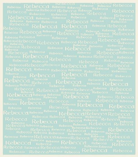 Personalized Merino blanket - Names