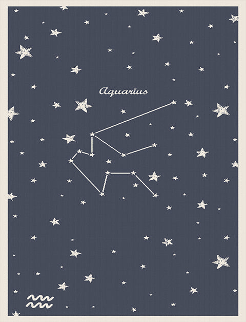 Personalized Merino blanket - Zodiac