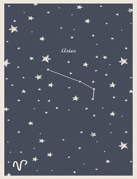 Personalized Merino blanket - Zodiac