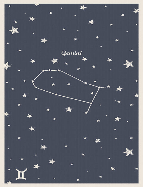 Personalized Merino blanket - Zodiac