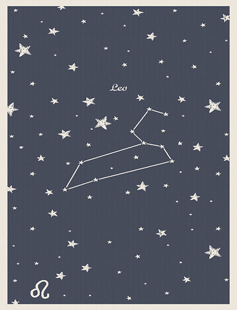 Personalized Merino blanket - Zodiac