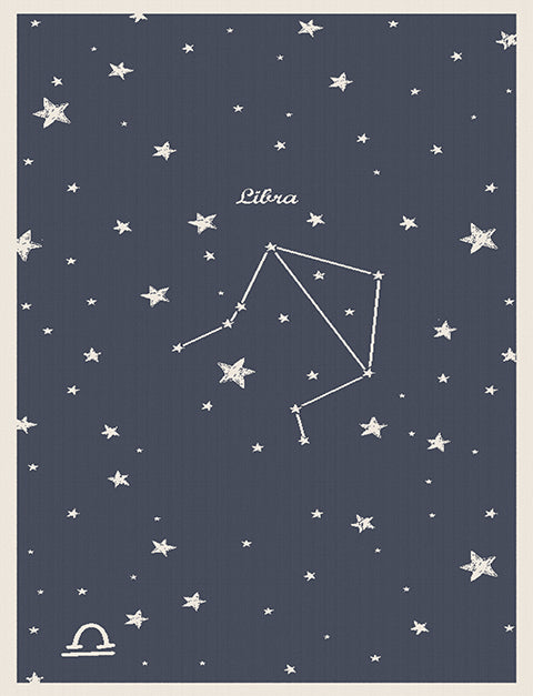 Personalized Merino blanket - Zodiac