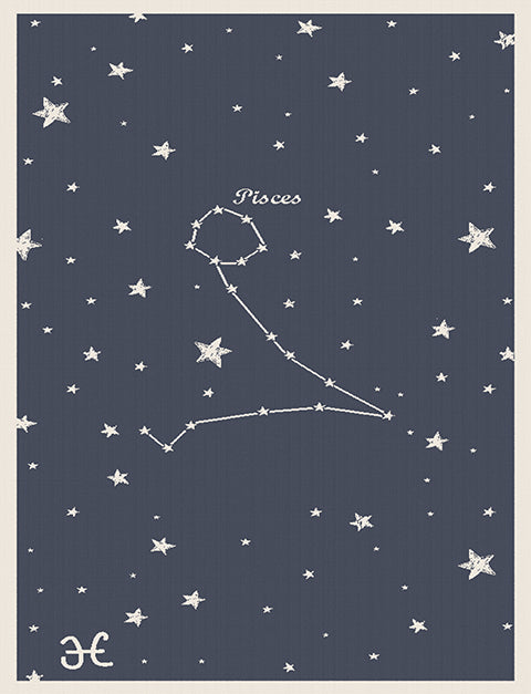 Personalized Merino blanket - Zodiac