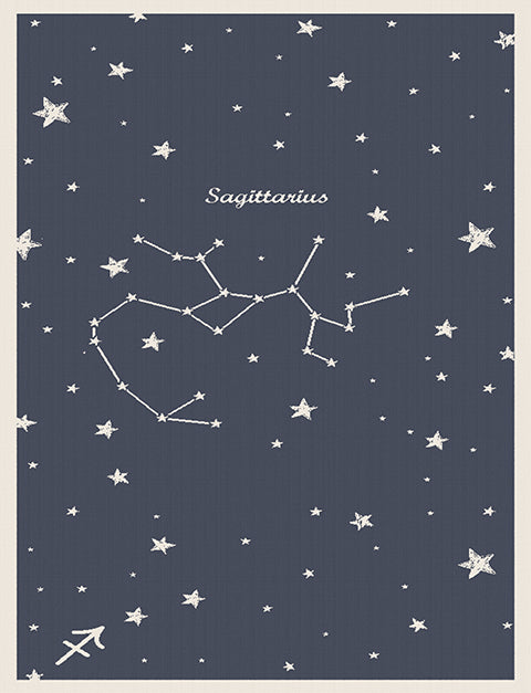 Personalized Merino blanket - Zodiac
