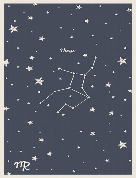 Personalized Merino blanket - Zodiac