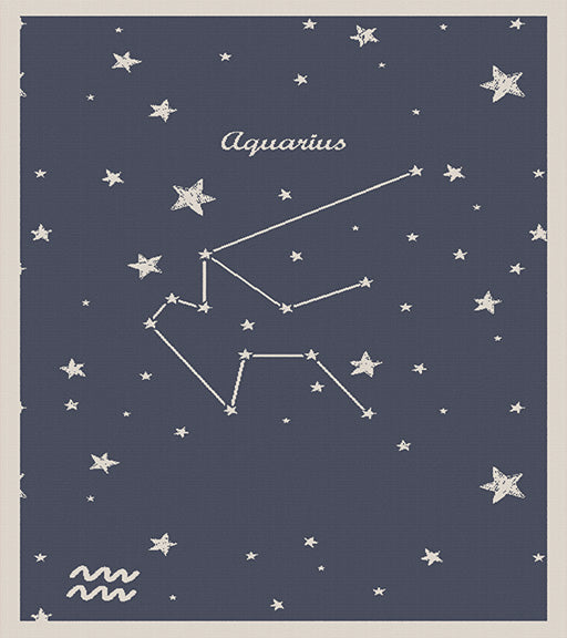 Personalized Merino blanket - Zodiac