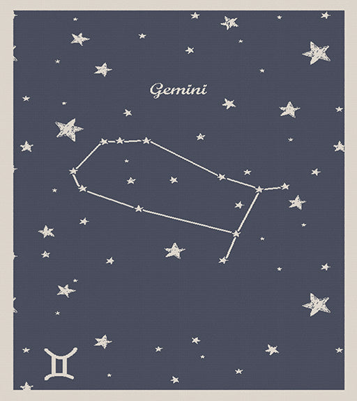 Personalized Merino blanket - Zodiac