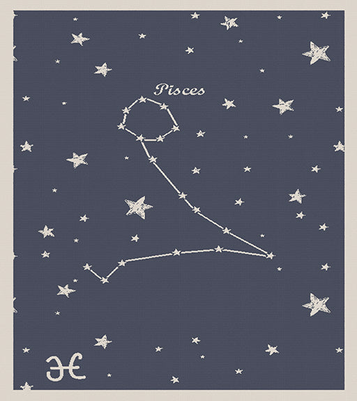 Personalized Merino blanket - Zodiac