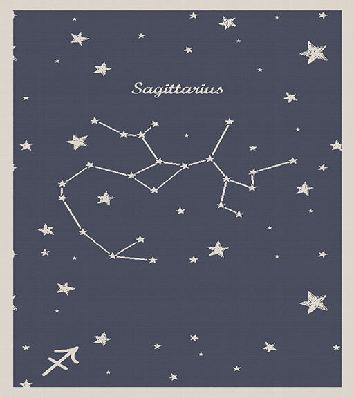 Personalized Merino blanket - Zodiac