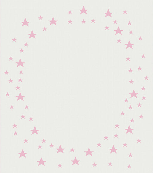 Keepsake baby blanket star pattern with name on it lounger size pink.