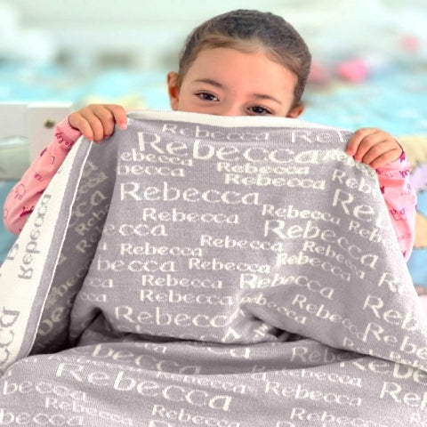 Personalized Cotton baby blanket