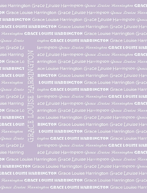 Customized Cotton Blanket-all over name