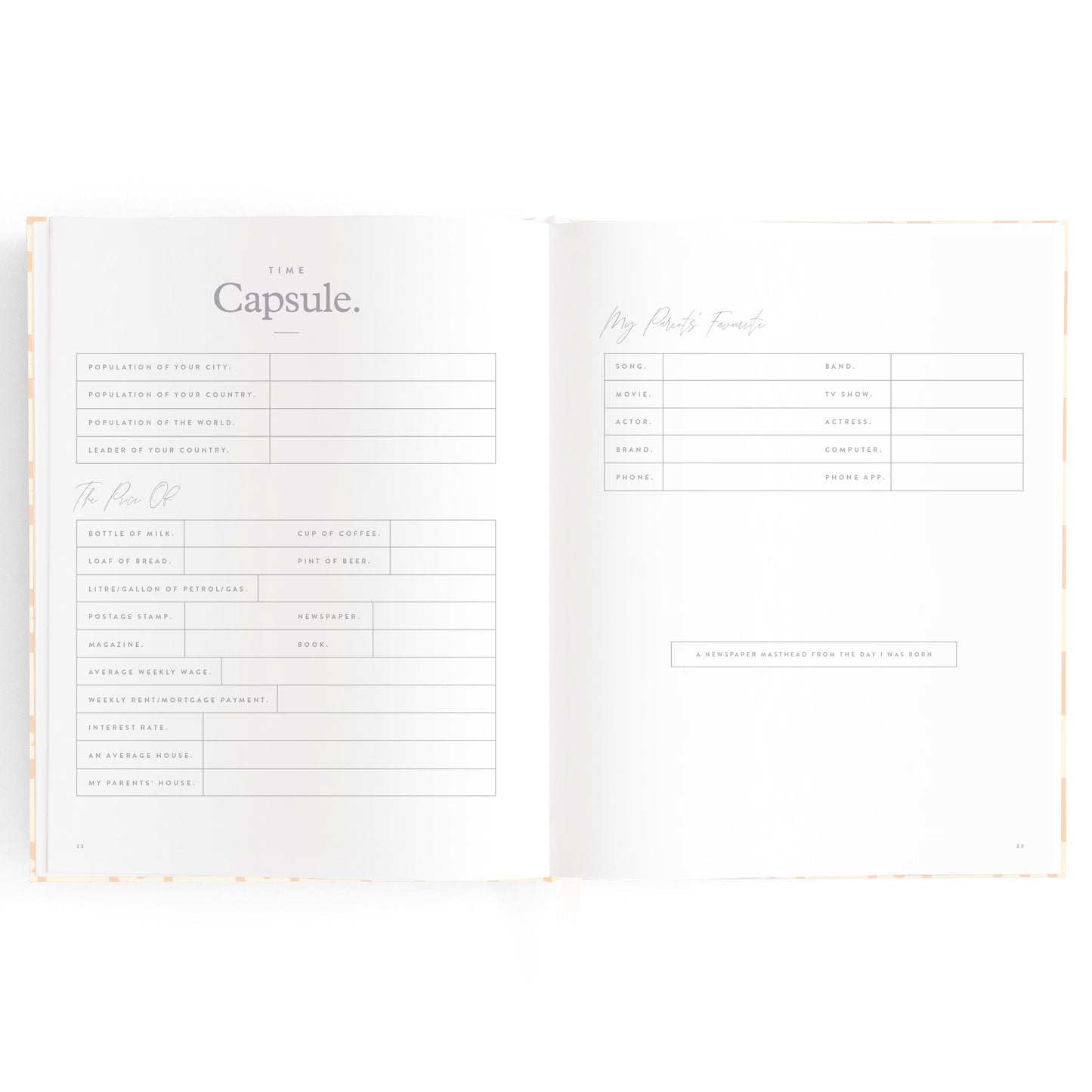 Baby Book Daisy Grid
