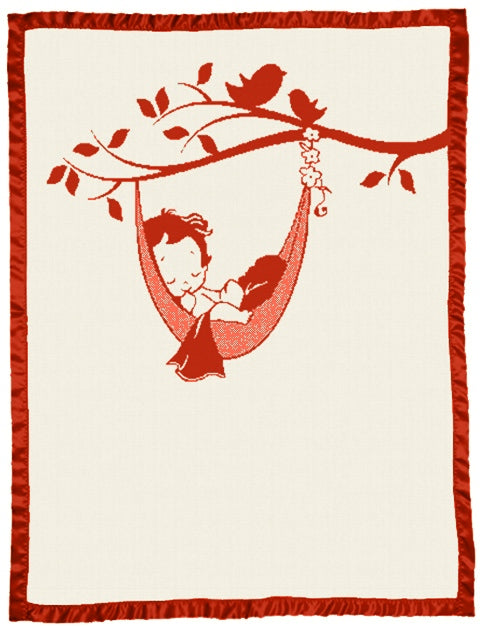 Merino_Blankets_Cot_size_With_Satin_binding-red