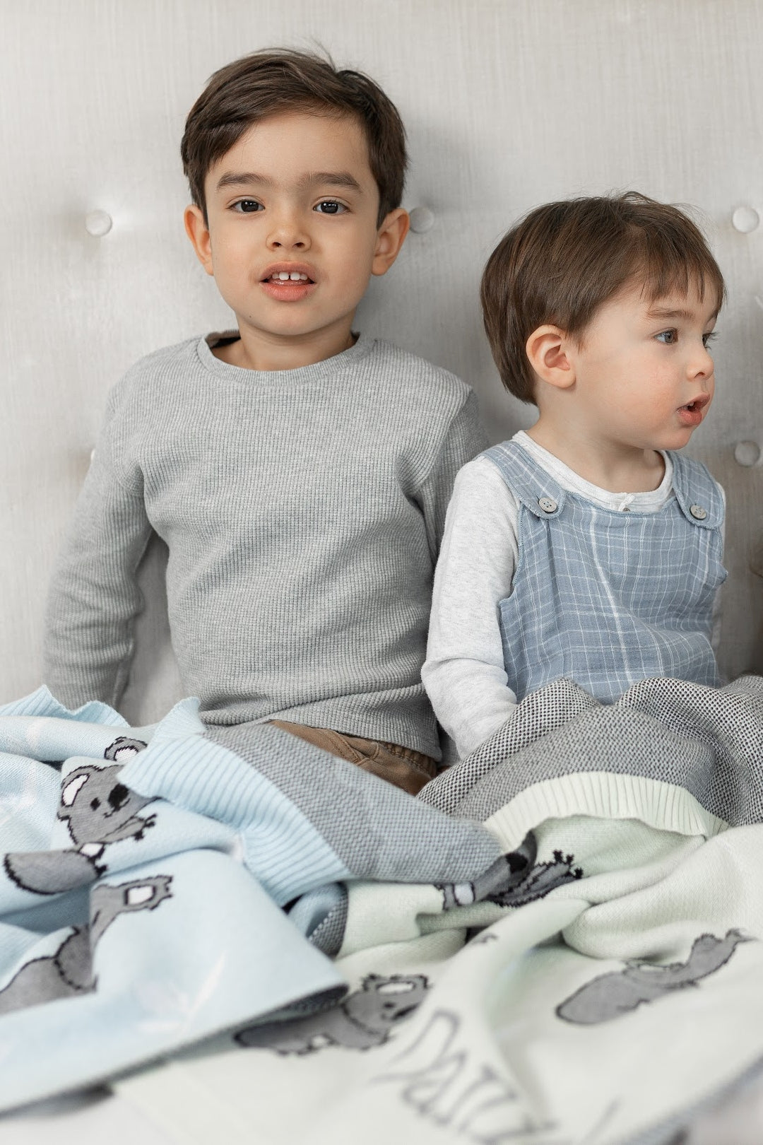 customized cotton baby blanket koala design cot size