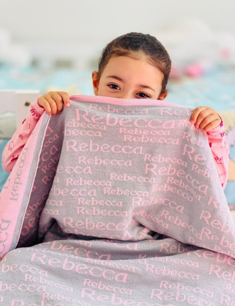 merino baby blanket personalized names
