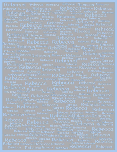 Personalized kids blanket Merino wool - Names