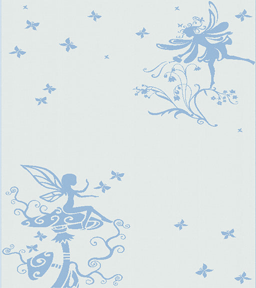 Girls Blanket Butterfly Fairy small color blue