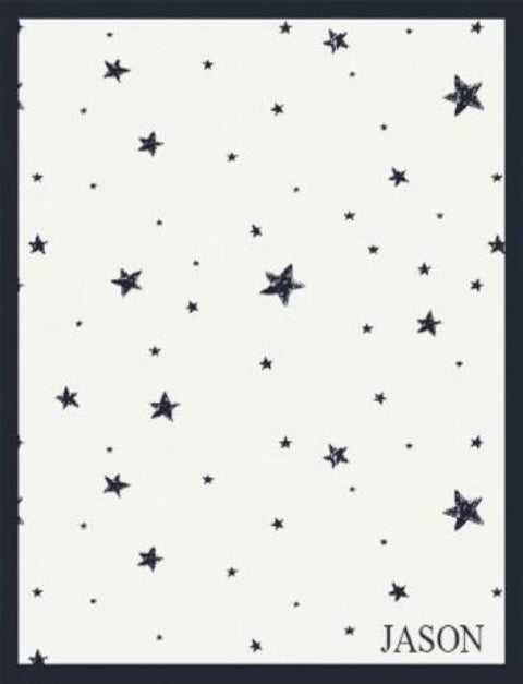 Merino Blanket Midnight star large