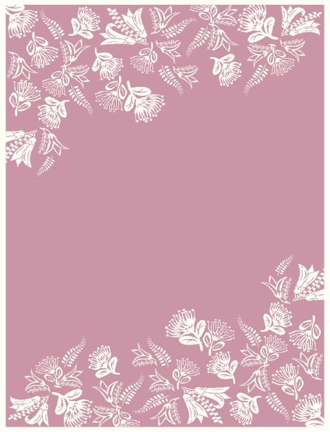Personalized Merino blanket - Pohutukawa