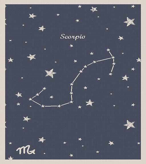Personalized Merino blanket - Zodiac