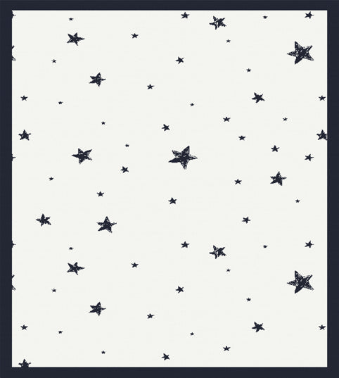 Merino Blanket Midnight star small